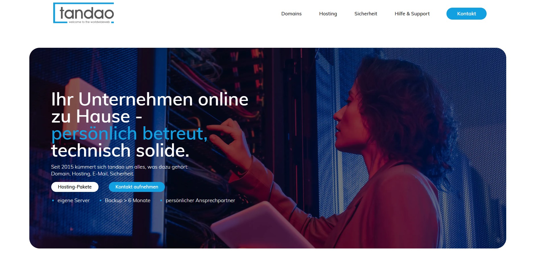 Tandao IT Website